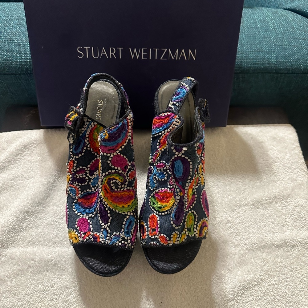 Stuart Weitzman Platform Sandals. - image 3